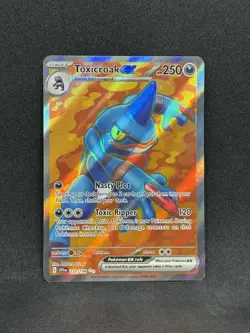 Pokemon-Toxicroak ex 232/198 Scarlet & Violet Holo - Image 1