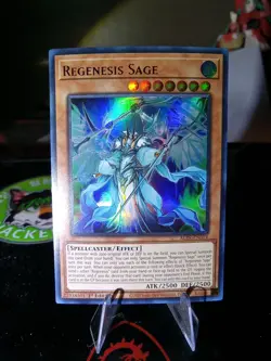 Yugioh Regenesis Sage ALIN-EN014 - Ultra Rare 1st Ed NM - Image 1
