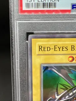 2003 Yu-Gi-Oh Red Eyes B Dragon SDJ-001 1st Edition PSA 9 - New Cert - Image 3