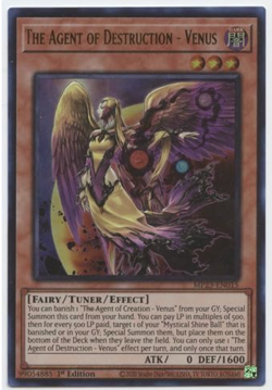 Yu-Gi-Oh!- The Agent of Destruction - Venus - MP23-EN015-Ultra Rare -1st Ed-NM/M - Image 1