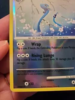 Dragonair 52/146 Reverse Holo Pokemon TCG Card Diamond Pearl Legends Awakened LP - Image 5