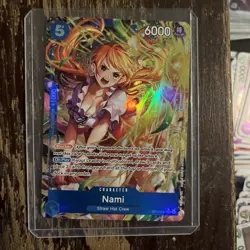 Nami OP11-054 (Alternate Art) - A Fist of Divine Speed One Piece English NM Card - Image 1