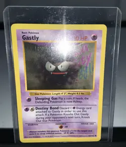 GASTLY Shadowless Pokemon Base Set Card 50/102 - Mint - Image 1