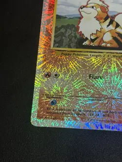 Vintage Pokemon card Growlithe 45/110 Legendary Collection Reverse Holo LP - Image 5
