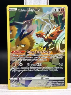 👊Galarian Zapdos SWSH283 Sword & Shield Promo Cards Holo Illustration Rare👊 - Image 1