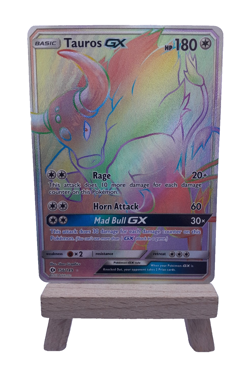 TAUROS GX 156/149 SUN & MOON BASE SET SECRET RARE POKEMON CARD - Image 1