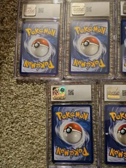 Lot of 5 Graded Pokemon Cards CGC Luxio Nindorina Bulbasaur Spinarak Ditto - Image 5