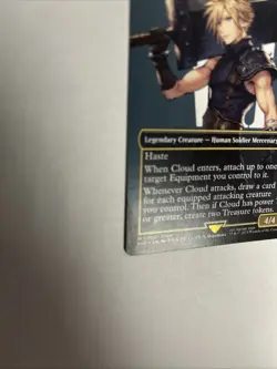 Cloud Ex Soldier Borderless Nonfoil Card #0202 MTG - Image 5