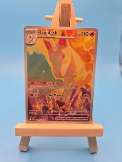 Rapidash 189/182 Illustration Rare Destined Rivals Pokemon Card Near Mint - Image 1