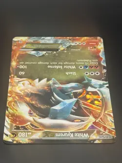 Pokemon Card White Kyurem EX 96/135 Plasma Storm Holo Ultra Rare - Image 2