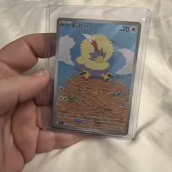 Rufflet 154/086 Illustration Card Black Bolt Pokemon Card Near Mint Condition - Image 1
