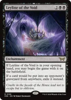 ~ Leyline of the Void ~ NM ~ Duskmourn: House of Horror ~ MTG ~ - Image 1