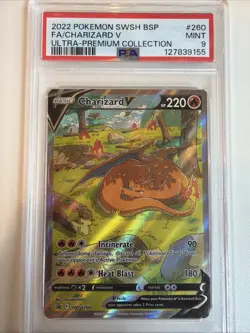 Charizard V SWSH260 SWSH: Sword & Shield Promo Cards Holo PSA 9 - Image 1
