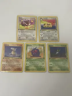 First Edition Base Pokemon Card Set - Image 1