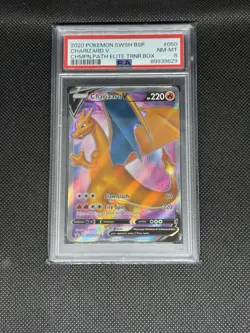 Charizard V SWSH050 SWSH: Sword & Shield Promo Cards Holo PSA 8 - Image 1