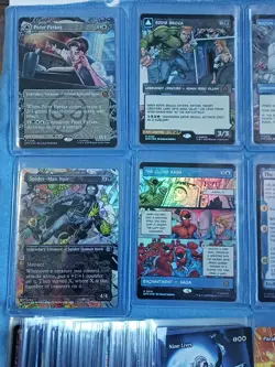 Magic The Gathering Spider-Man 96 Card Lot Foil Non Foil Rare Cards All Sleeved - Image 3