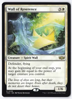 Wall of Reverence R Commander: Tarkir: Dragonstorm 139 NM - Image 1
