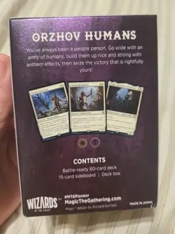 MTG Magic Orzhov Humans Pioneer Challenger Deck 2022 Factory Sealed SEE PICS - Image 2