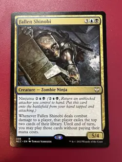 *** Fallen Shinobi *** Commander: Streets of New Capenna NM MTG English - Image 1