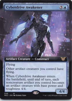 Cyberdrive Awakener (Extended Art) Kamigawa Regular Rare #48 NM MTG - Image 1