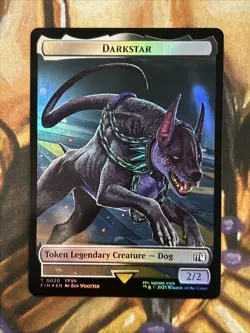 Angelo Darkstar (0019) Double-Sided Token MTG Final Fantasy Foil - NM 🐕 - Image 2