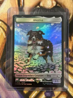Angelo Darkstar (0019) Double-Sided Token MTG Final Fantasy Foil - NM 🐕 - Image 3
