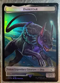 Angelo Token (0019) Darkstar Token (0020) Final Fantasy MTG FOIL - Image 1