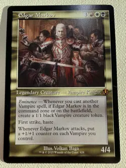 Edgar Markov (Retro Frame) - Innistrad Remastered MTG Mythic Vampire EDH NM ?? - Image 1