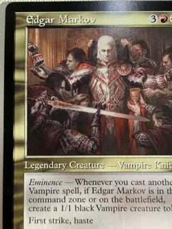 Edgar Markov (Retro Frame) - Innistrad Remastered MTG Mythic Vampire EDH NM ?? - Image 3