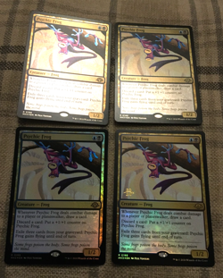PSYCHIC FROG FOIL 4x NM PLAYSET MTG MAGIC THE GATHERING - Image 1