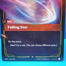 Falling Star Rare Riftbound Origins League Of Legends 029/298 - Image 2