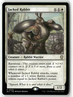 Jacked Rabbit Commander: Bloomburrow Regular - Image 1