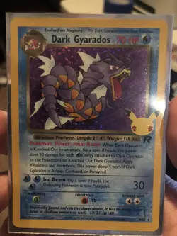 ??Dark Gyarados - 8/82 - Holo Rare Classic Pokemon Celebrations NM Pack fresh - Image 1