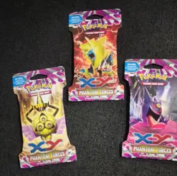 Pokemon XY Phantom Forces Sleeved Booster Art Set Of 3 SEALED NEW - Image 1
