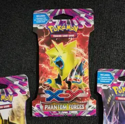 Pokemon XY Phantom Forces Sleeved Booster Art Set Of 3 SEALED NEW - Image 3