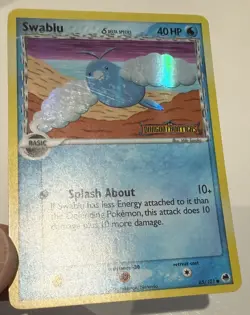 2006 Pokemon Swablu #65/101 Reverse Holo EX Dragon Frontiers LP (See Desc) - Image 3