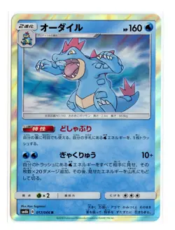 Feraligatr 017/066 Rare Holo SM6b: Champion Road Pokemon TCG Japanese - Image 1