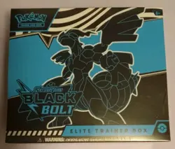 Pokemon TCG Scarlet And Violet Black Bolt Elite Trainer Box ETB New Sealed - Image 1