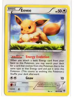 2014 Pokemon XY Furious Fists Eevee 80 - Image 1
