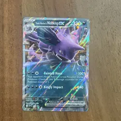 Pokemon TCG Team Rocket’s Nidoking Ex SVP 217 Black Star Promo NM - Image 1