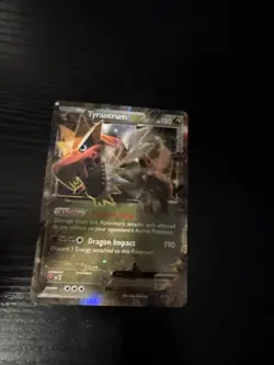 Pokemon TCG Tyrantrum EX XY Black Star Promos Holo Card XY70 - Image 1