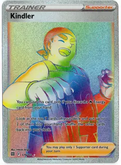 Pokemon - Brilliant Stars Rainbow Secret Rare Kindler 179/172 NM - Image 1