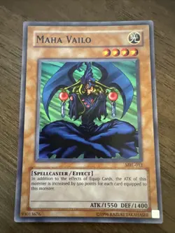 Yu-Gi-Oh! Maha Vailo MRL-012 Magic Ruler Original Print Unlimited Edition 1996 - Image 1