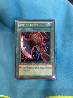 Yu-Gi-Oh! TCG Axe of Despair Magic Ruler MRL-002 Unlimited Ultra Rare - Image 1