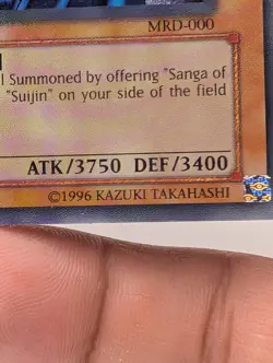 Yu-Gi-Oh! TCG Gate Guardian Metal Raiders MRD-EN000 Unlimited Secret Rare HP - Image 2