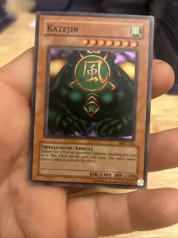 Yu-Gi-Oh! TCG Kazejin Metal Raiders MRD-E026 Unlimited Super Rare - Image 5