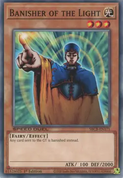 Yugioh Banisher Of the Light SBCB-EN171 Common 1st LP x3 Play Set - Image 1