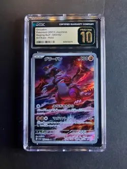 CGC 10 PRISTINE Groudon 069/062 AR Raging Surf sv3a Japanese Pokemon Card TCG - Image 1