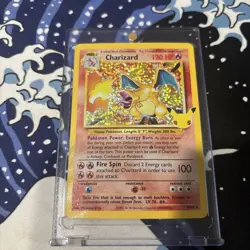 Pokemon TCG Charizard Celebrations Classic Collection Holo Card 4/102 - Image 1