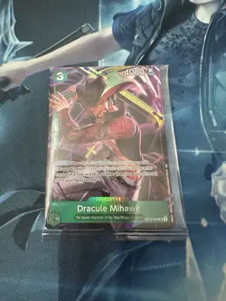 Dracule Mihawk (Illustration Box Vol.4) ST12-003 One Piece Promotion Cards Foil - Image 1